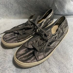 Silver Sparkly Sneakers
